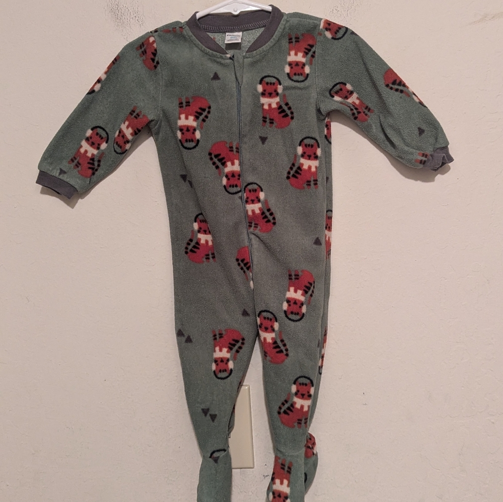 PL Baby Sleeper Cat With Headphones Green Size 9 Months